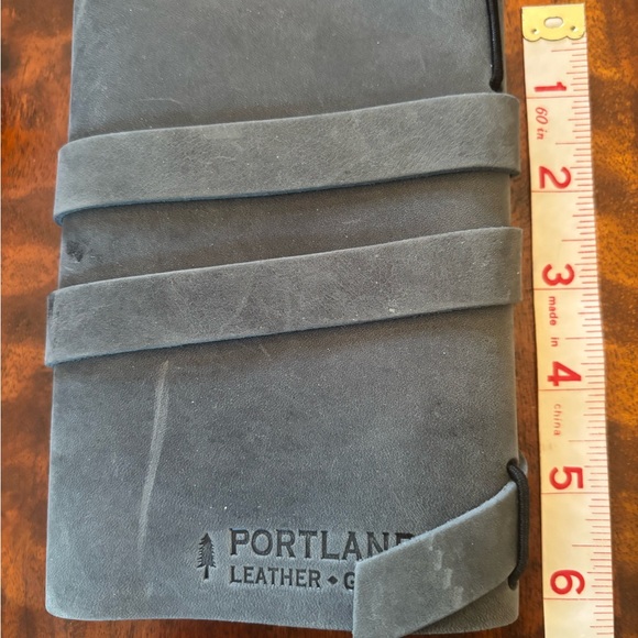 Portland Leather Other - Portland Leather - Leather Wrap Journal Gray